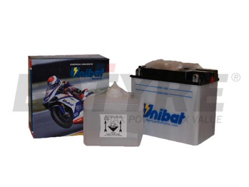 UNIBAT CB12A-A 12V 12Ah FLA Motorcycle Battery